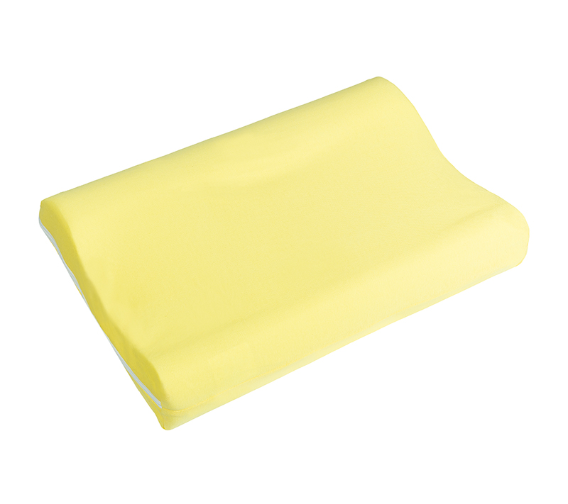 Bellatex Polštář anatomický polyuretan, Žlutý jersey - 45x30 cm