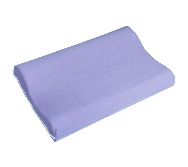 Bellatex Polštář anatomický polyuretan, Fialový jersey - 45x30 cm
