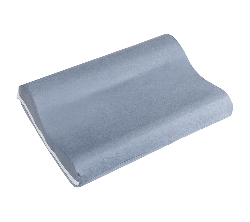 Bellatex Polštář anatomický polyuretan, Modrošedý jersey - 45x30 cm