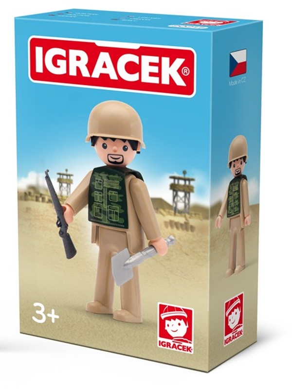 IGRÁČEK - Voják s doplňky