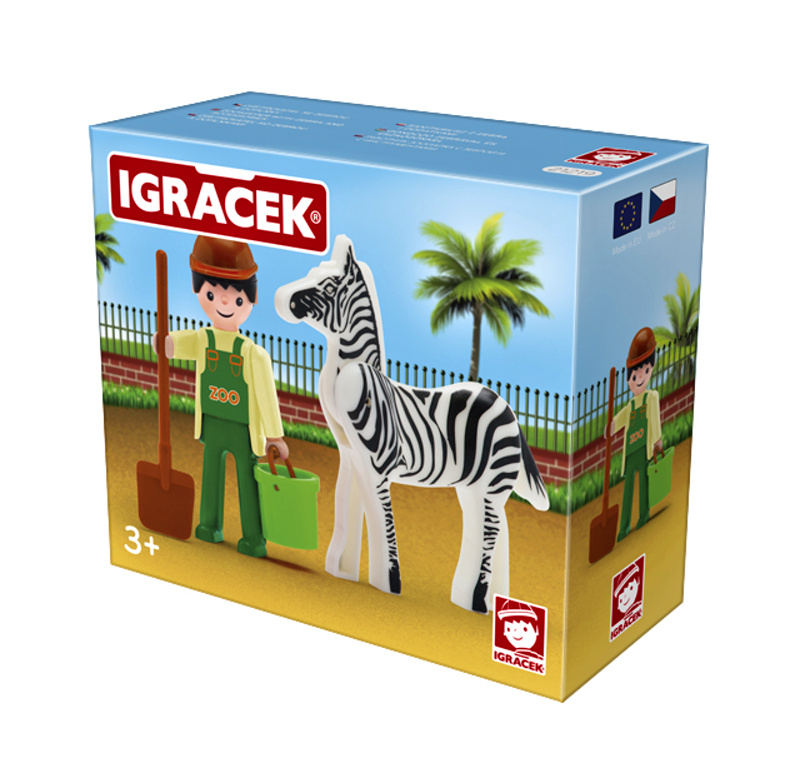 EFKO IGRÁČEK - Ošetřovatel a zebra