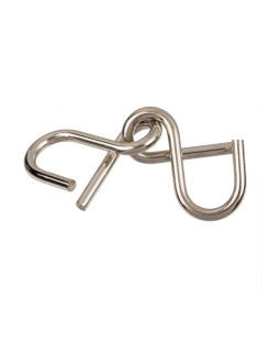 Kovový hlavolam déčka v retro krabičce