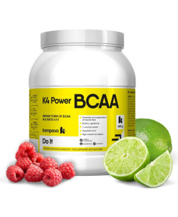 Kompava K4 Power BCAA, malina-limetka, 400 g