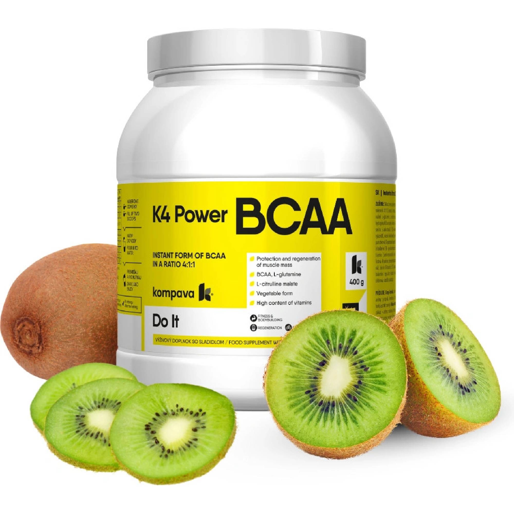 Kompava K4 Power BCAA, kiwi, 400 g