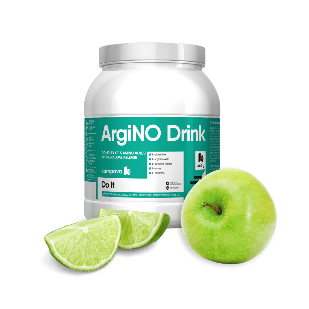 Kompava ArgiNO drink, jablko-limetka, 460g