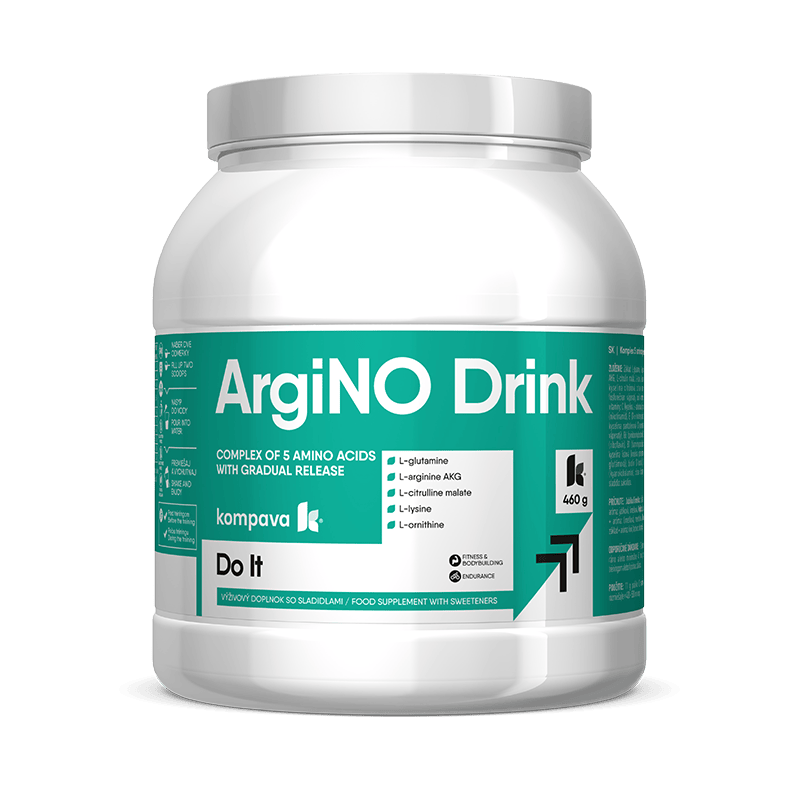 Kompava ArgiNO drink, jablko-limetka, 460g