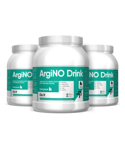 Kompava ArgiNO drink, jablko-limetka, 3x460g
