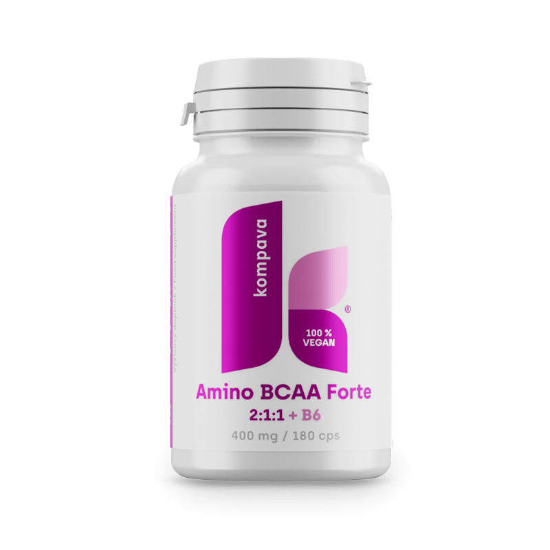 Kompava Amino BCAA Forte, 180 kapslí
