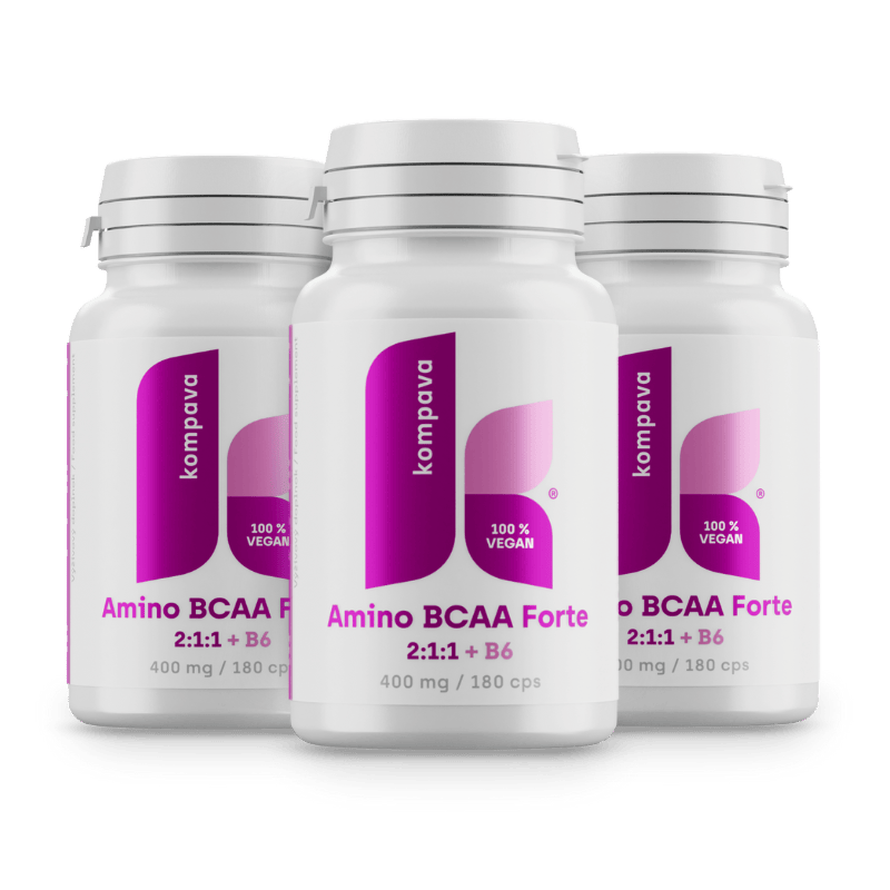 Kompava Amino BCAA Forte, 3x180 kapslí