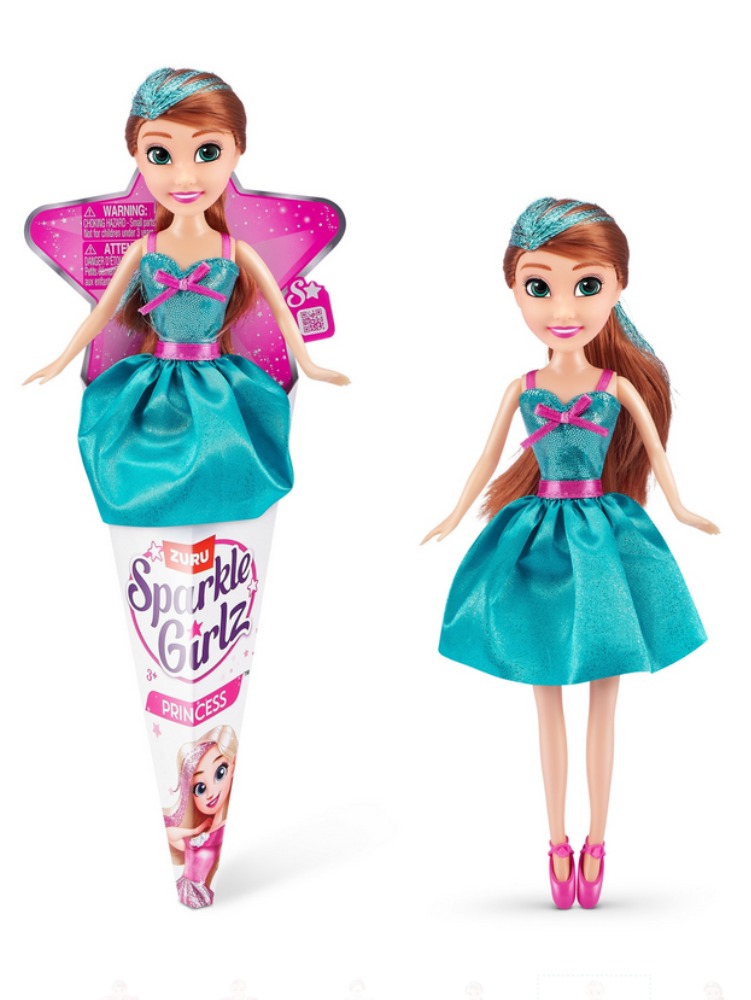 Zuru Sparkle Girlz, Princezna se smargdovými šaty kornoutu