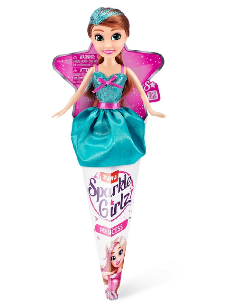 Zuru Sparkle Girlz, Princezna se smargdovými šaty kornoutu