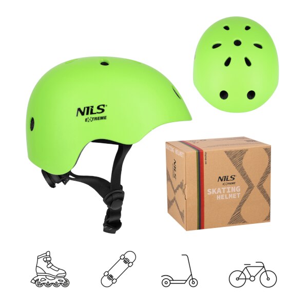 Helma NILS Extreme MT301, zelená, vel. S (52-56cm)