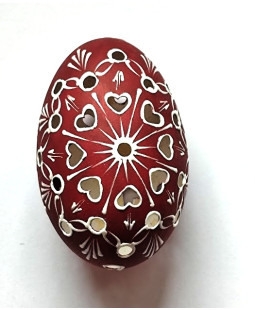 Velikonoční Husí kraslice vrtaná - terakota