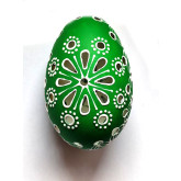 Velikonoční Husí kraslice vrtaná - Zelená
