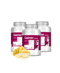 Kompava Gainer Koktail, banán, 3x2500g