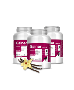 Kompava Gainer Koktail, Vanilka, 3x2500g