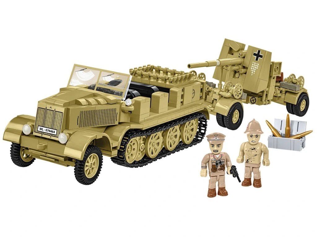 Cobi 3143 II WW Sd. Kfz. 8 táhnoucí 8,8 cm Flak 36, 1:35, 975 k, 2 f