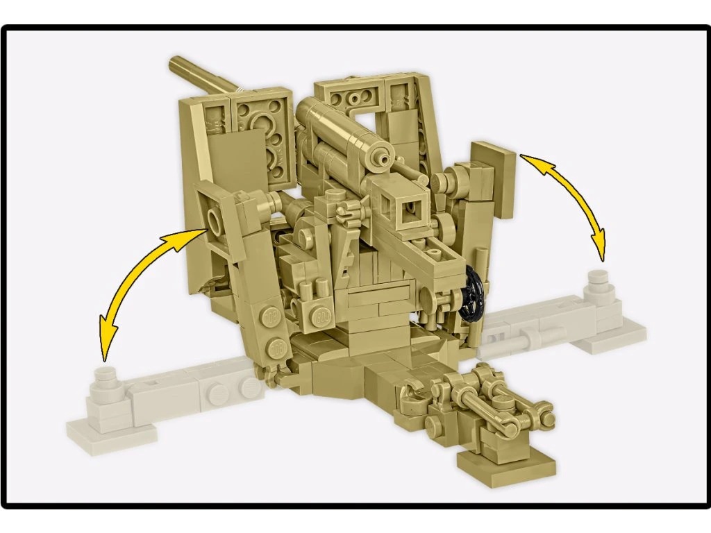 Cobi 3143 II WW Sd. Kfz. 8 táhnoucí 8,8 cm Flak 36, 1:35, 975 k, 2 f