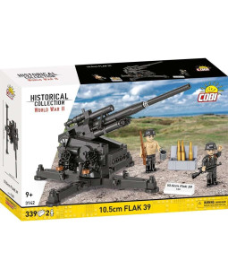 Cobi 3142 II WW 10,5 cm Flak 39, 1:35, 339 k, 2 f