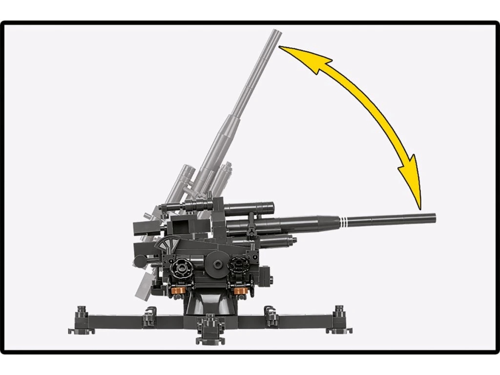 Cobi 3142 II WW 10,5 cm Flak 39, 1:35, 339 k, 2 f