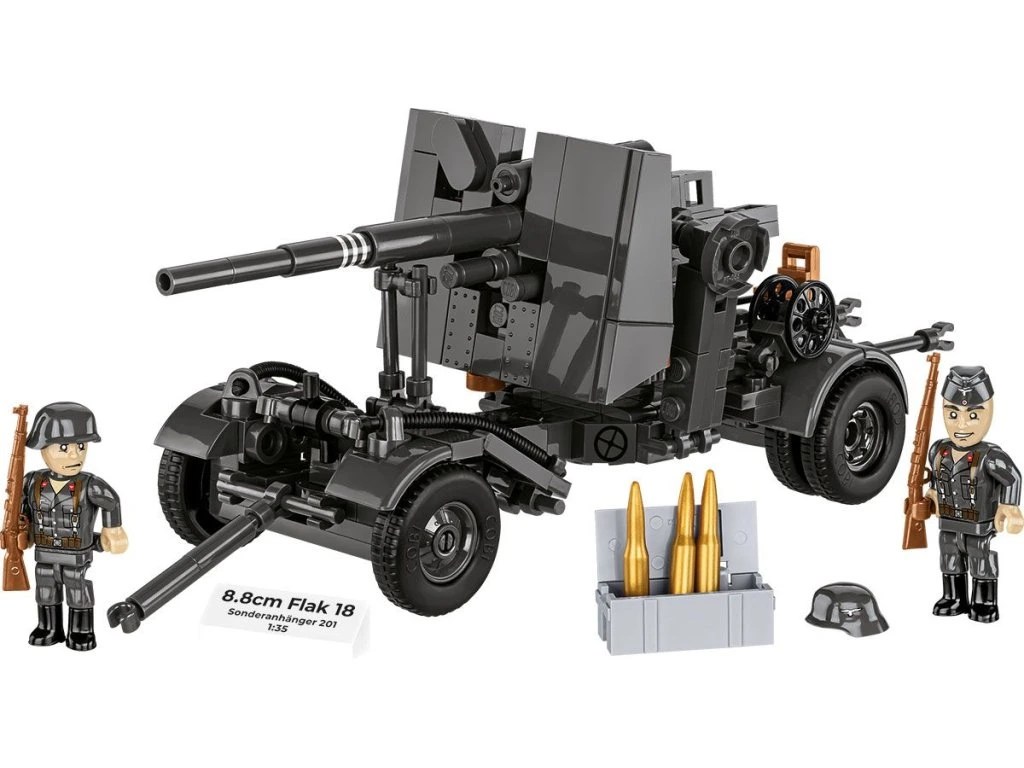 Cobi 3140 II WW 8,8 cm Flak 18 s lafetou, 1:35, 360 k, 2 f