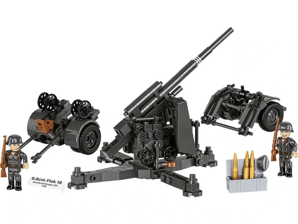 Cobi 3140 II WW 8,8 cm Flak 18 s lafetou, 1:35, 360 k, 2 f
