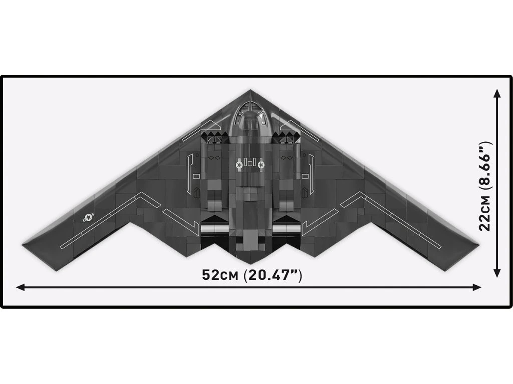 Cobi 5916 Northrop B-2 Spirit, 1:100, 1109 k