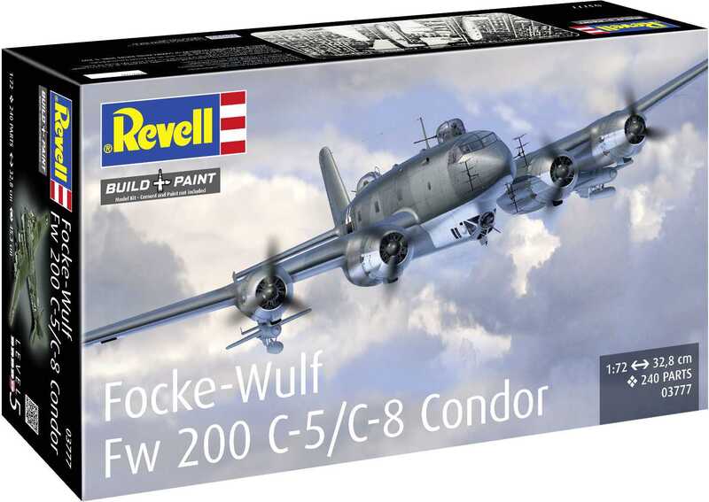 Revell Plastic ModelKit letadlo 03777 - Focke-Wulf Fw 200 C-5/C-8 Condor (1:72)