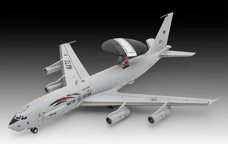 Revell Plastic ModelKit letadlo 03794 - Boeing E-3A (1:144)