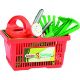 Androni dětské zahrádkářské nářadí v košíku