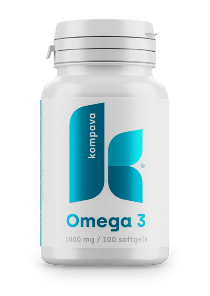 Kompava Omega 3, 100 kapslí 1000mg