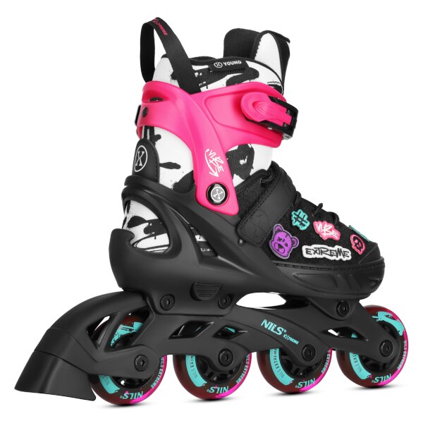NILS Extreme NA2053A VIBE Kolečkové brusle, růžové, vel.XS (29-32)