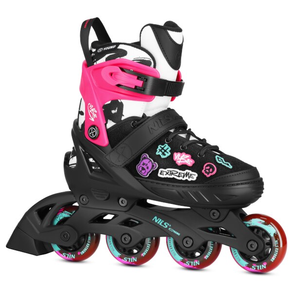 NILS Extreme NA2053A VIBE Kolečkové brusle, růžové, vel.XS (29-32)
