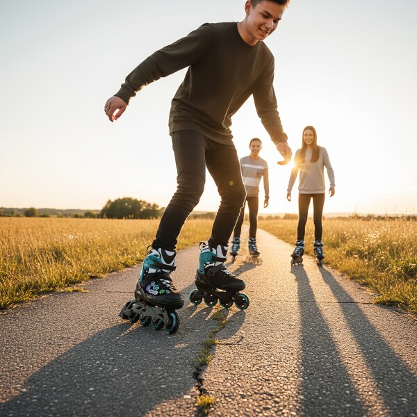 NILS Extreme NA2053A VIBE Kolečkové brusle, tyrkysové, vel.S (33-36)