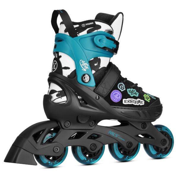 NILS Extreme NA2053A VIBE Kolečkové brusle, tyrkysové, vel.M (37-40)