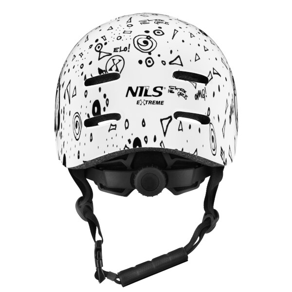 Helma NILS Extreme MT311, bílá, vel.L (58-61cm)