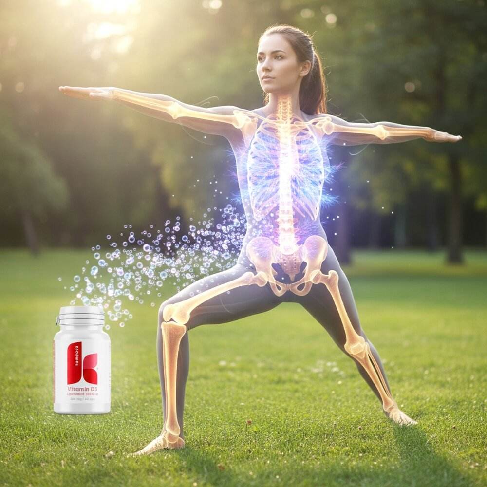 Kompava Vitamín D3, 60 kapslí 500mg