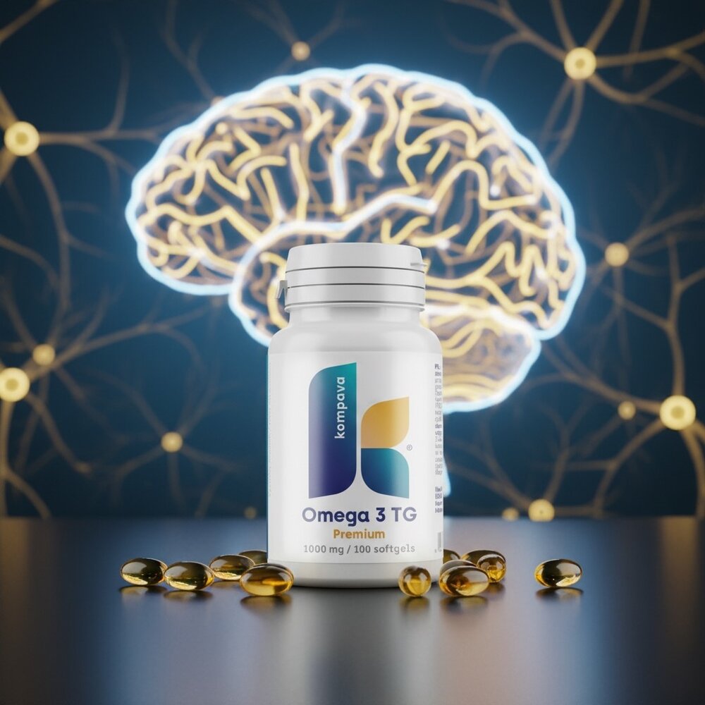 Kompava Omega 3 TG Premium, 100 kapslí 1000mg