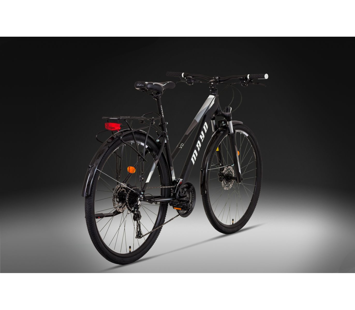 Mayo XR Tour Trek Disc Lady Flat Dámské trekové kolo 2026, černo-šedé