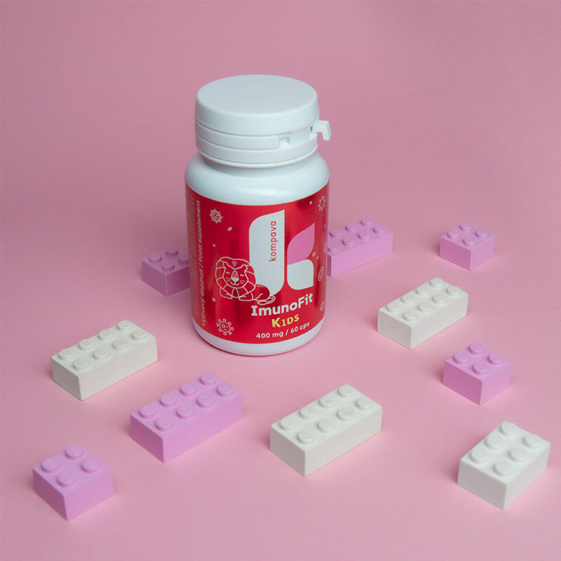 Kompava ImunoFit Kids, 60 kapslí 400mg