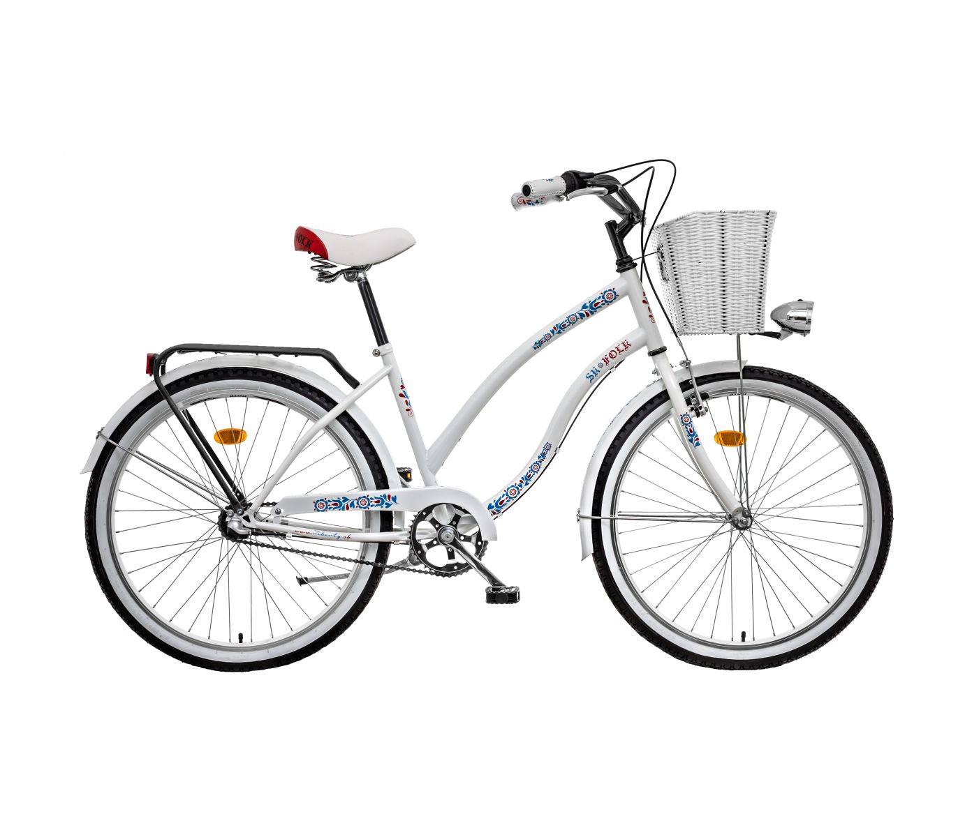 Liberty Jízdní kolo SK Folk 3spd 26" 2026 bílá