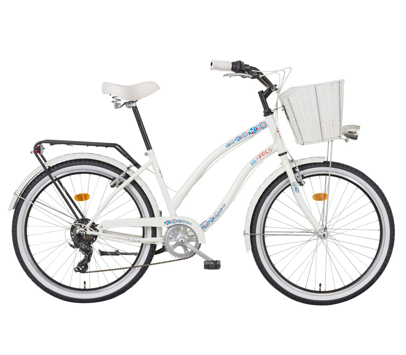 Liberty Jízdní kolo SK Folk 6spd 26" 2026 bílé