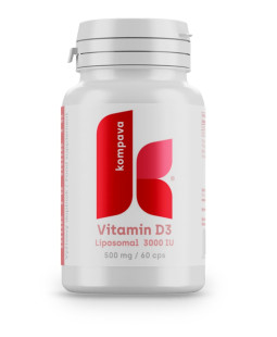 Kompava Vitamín D3, 60 kapslí 500mg