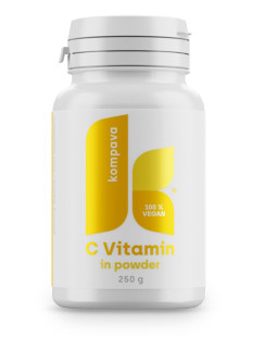 Kompava Vitamín C v prášku 250g, 1000mg