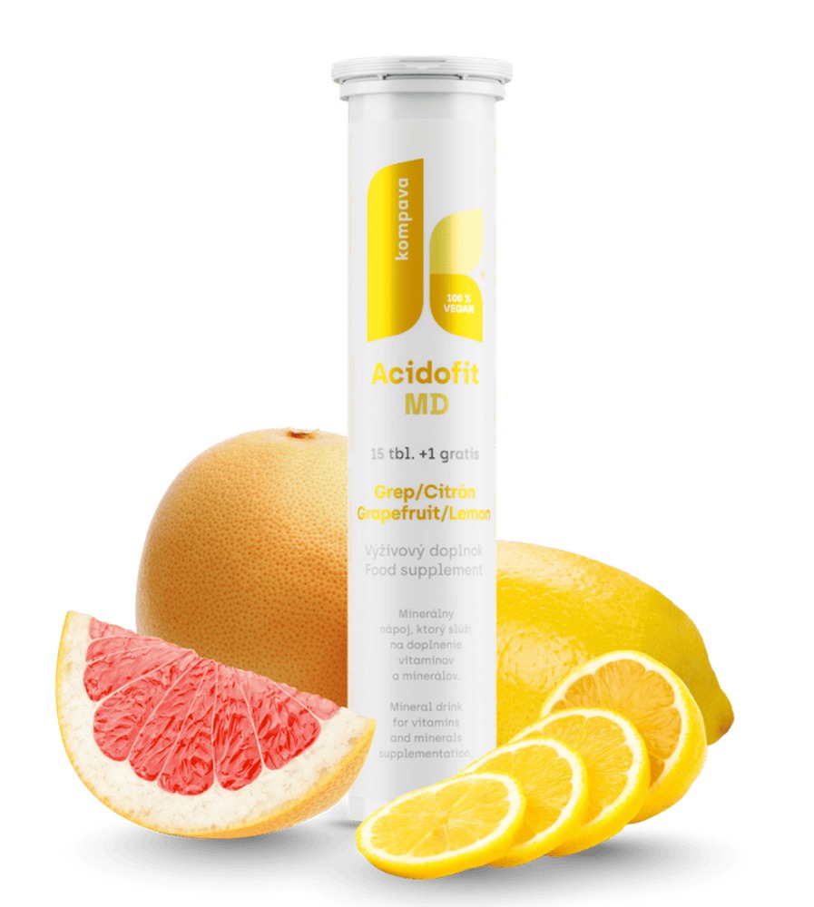 Kompava AcidoFit MD 15+1tbl, grep a citron