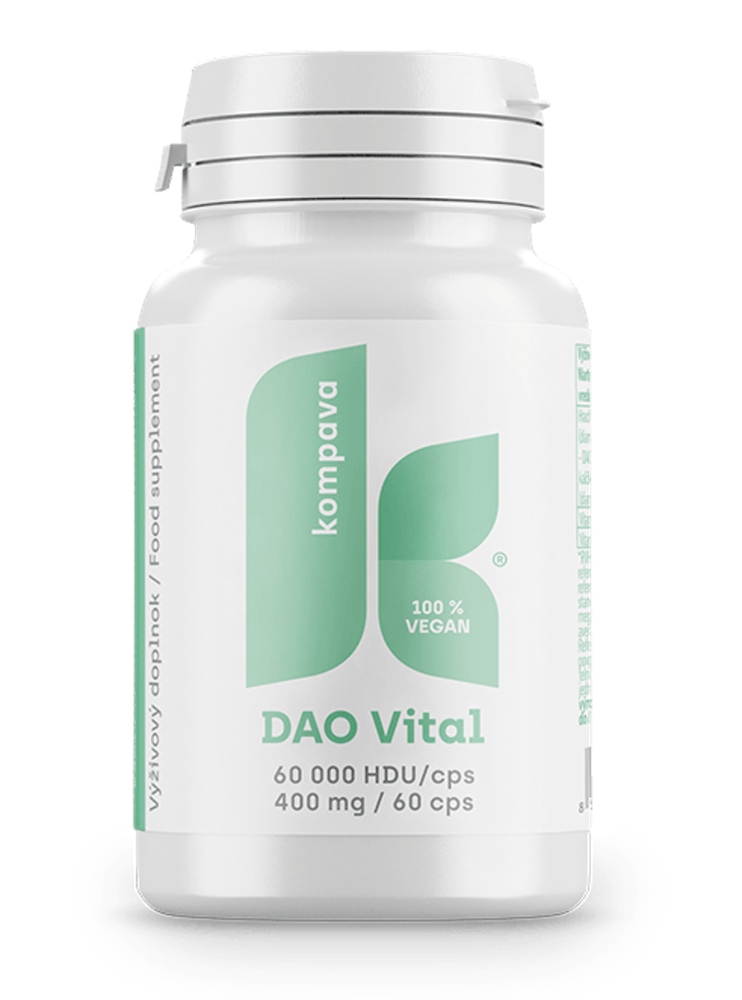 Kompava DAO Vital, 60 kapslí 400mg