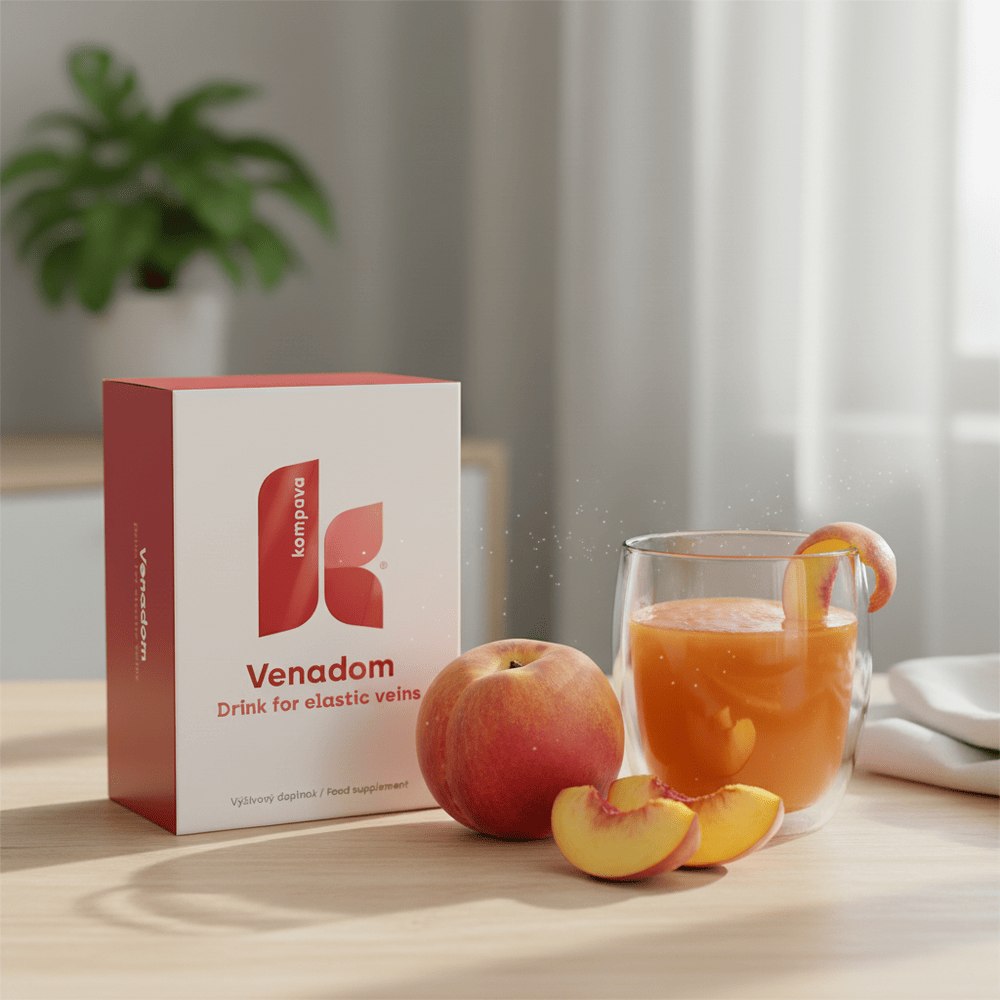 Kompava Venadom Broskev, 25 sáčků - 11g