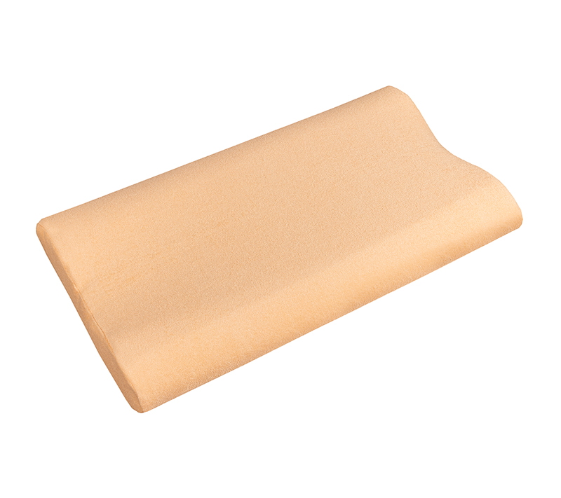 Bellatex Anatomický polštář z líné pěny, Lososový froté - 60x33 cm
