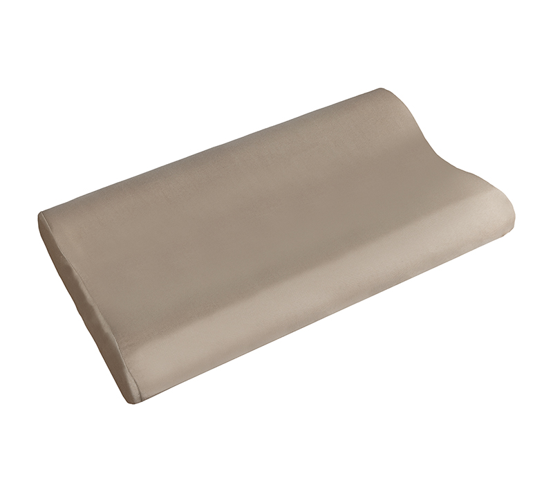 Bellatex Anatomický polštář z líné pěny, Kávový jersey - 60x33 cm