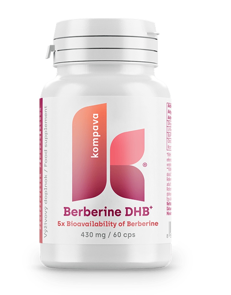 Kompava Berberine DHB+, 60 kapslí - 430mg